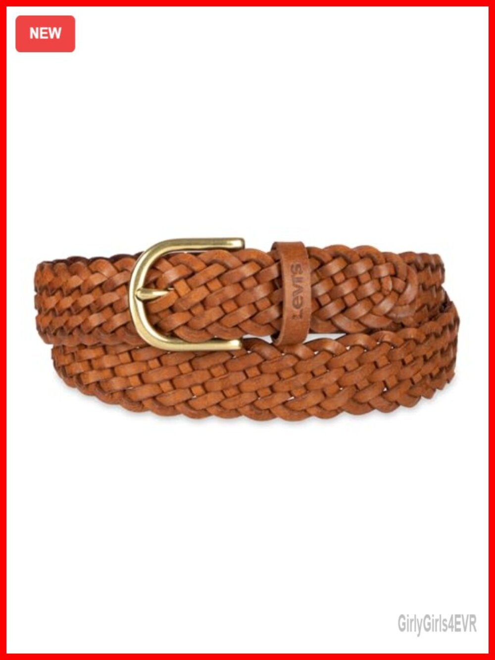 Braided Genuine Leather Belt Fully Adjustable Woven Buckle for Jeans Dresses
